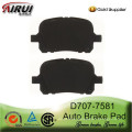 D707-7581 Brake Pad for TOYOTA AVALON SOLARA and LEXUS ES 300 SRX300